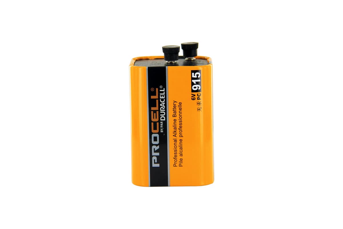 6 Volt Alkaline Lantern Battery | Duracell Procell - PC915