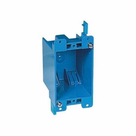 Carlon® B114R-UPC Old Work Outlet Box, PVC, 14 cu-in Capacity, 1 Gang | SMC