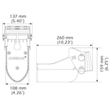 TM185MW Medium Ultra-Wide Chirp-ready Transom Mount