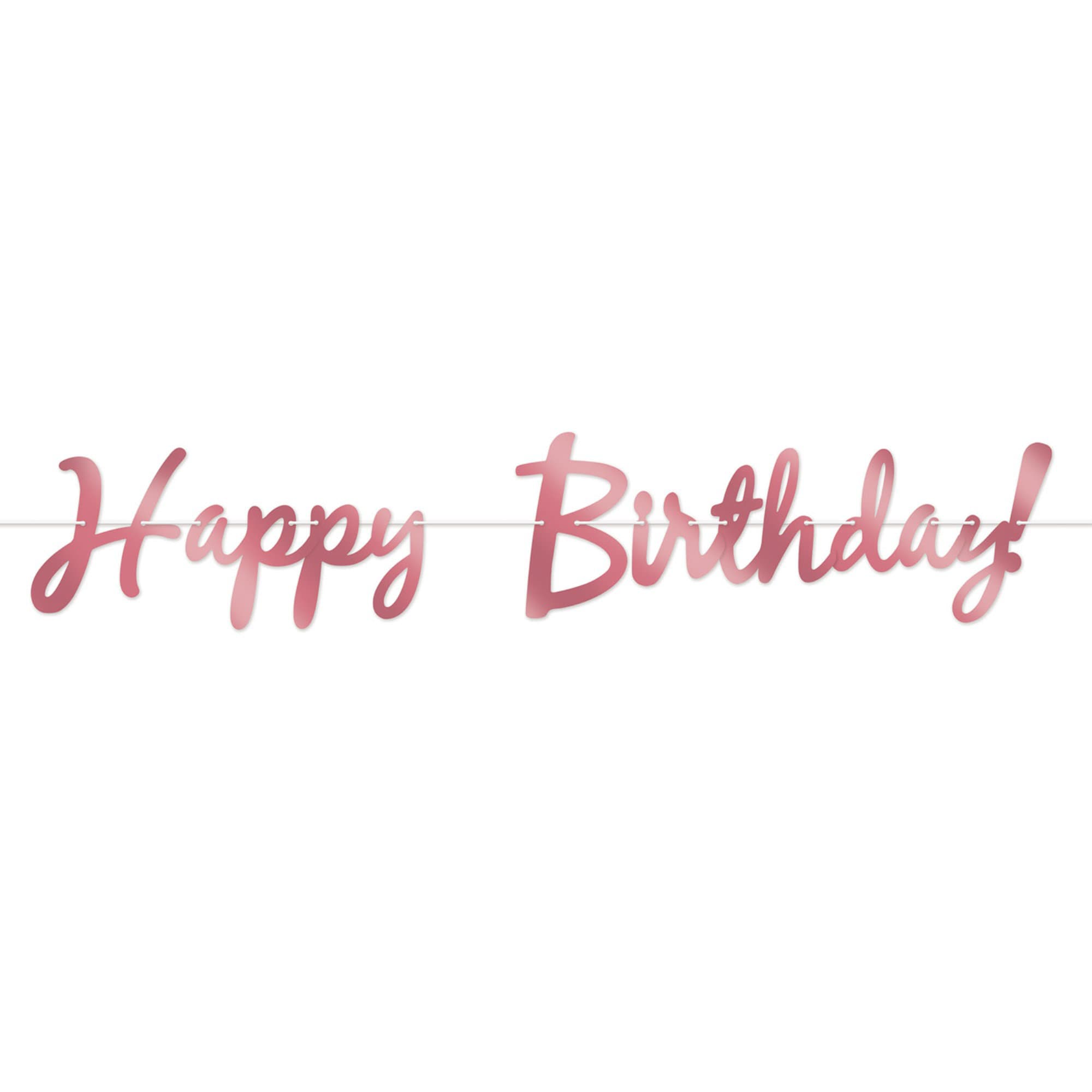 The Beistle Company Foil Happy Birthday Streamer | Wayfair