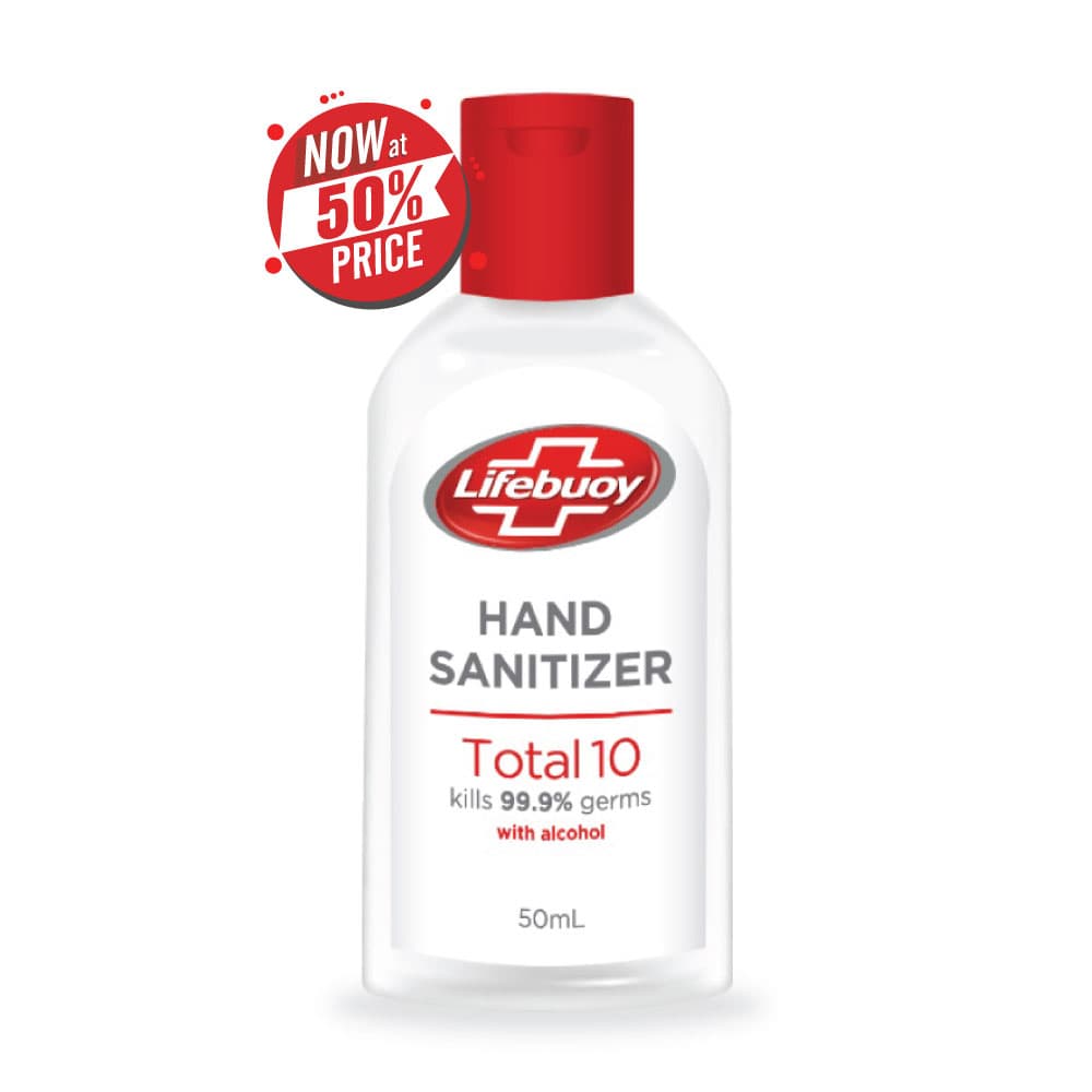 Lifebuoy Antibacterial Hand Sanitizer Total 10