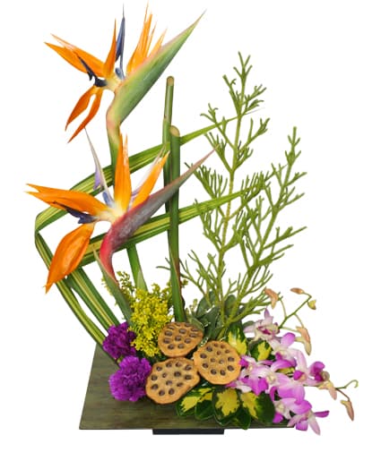 PARADISE GARDEN Floral Arrangement in Beech Grove, IN - THE ROSEBUD ...