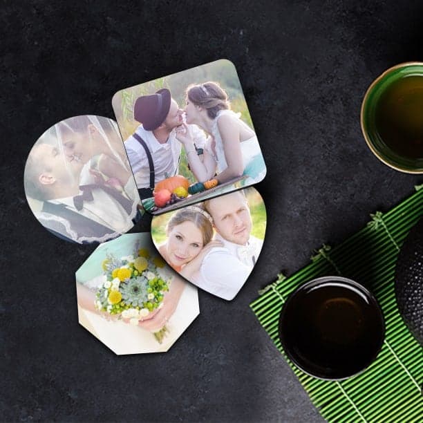 Photo Coasters | Custom Coasters Set | Personalized Coasters