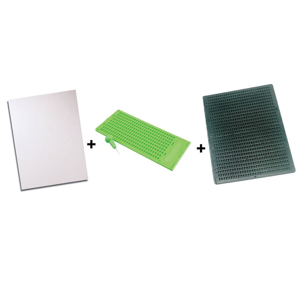 MaxiAids Braille Slates + Stylus + Paper Bundle