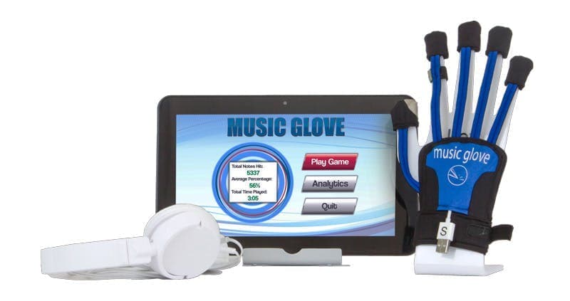 MusicGlove with Tablet by Flint Rehab