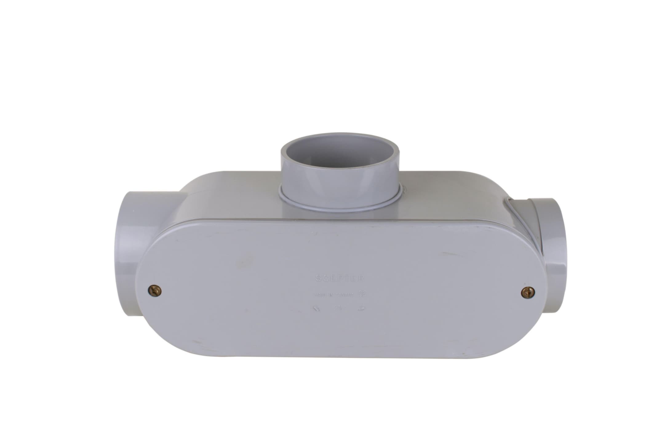 IPEX 1/2 inch Scepter Type T PVC Access Fitting, Gray