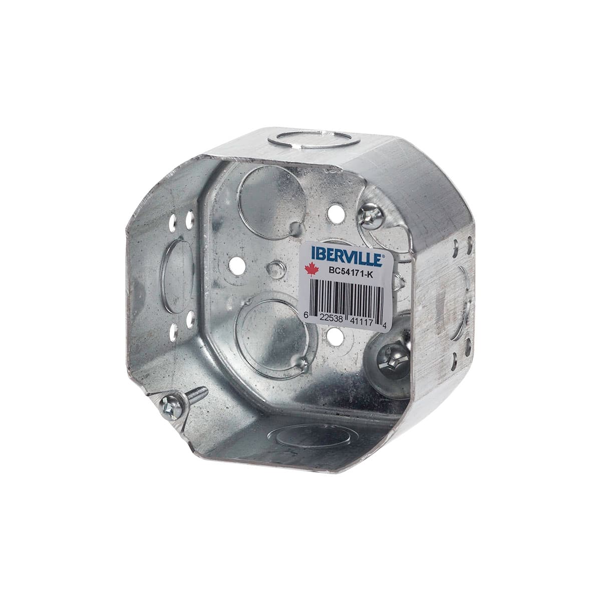 ABB 4 inch x 2-1/8 inch Deep Iberville Octagonal Box