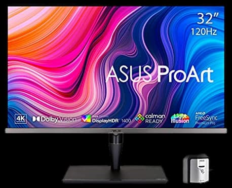 ASUS ProArt PA32UCG-K 32" 4K HDR UHD 3840 x 2160 Mini-LED IPS, Dolby ...