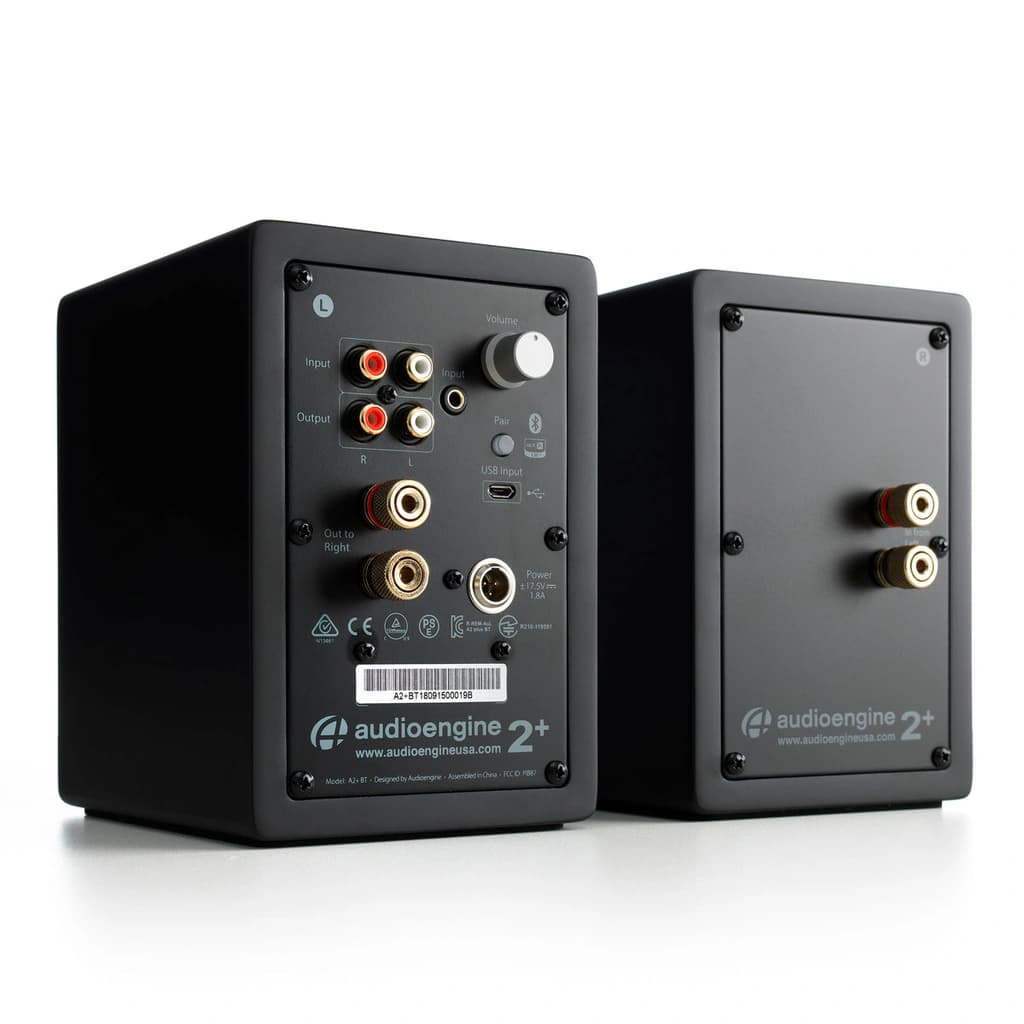 Audioengine A2+ Desktop Wireless Bluetooth PC Speakers - Enceintes Pour ordinateur - 60W Computer Speakers for Music and Gaming