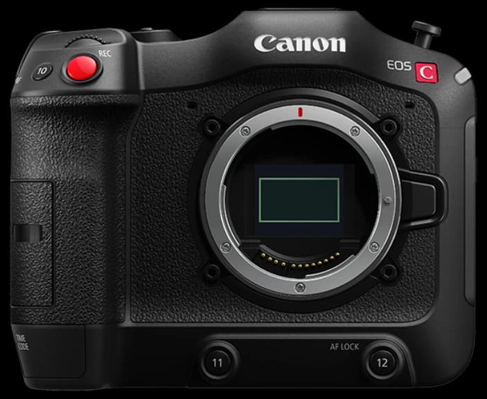 Canon EOS C70 RF Mount 4K 35MM DGO Sensor Cinema Camera Body with ND Filters, Direct Touch Rotatable LCD Screen, and Dual Pixel CMOS Autofocus