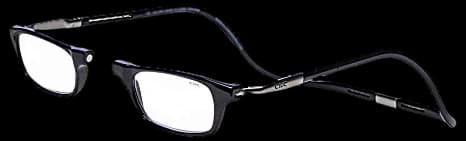 CliC Magnetic Reading Glasses, Computer Readers, Replaceable Lens, Adjustable Temples, Original, (Tortoise, 3.00 Magnification)