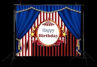 Funnytree 7x5ft Pink Circus Tents Theme Party Backdrop Carnival ...