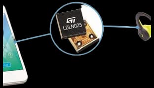 STMicroelectronics LDLN025 low-dropout (LDO) voltage regulators