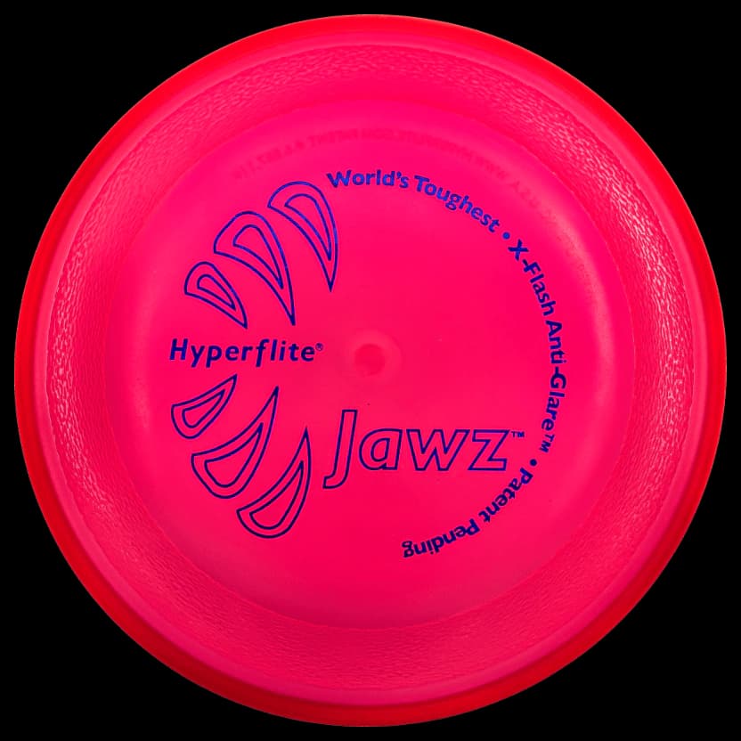 Hyperflite Jawz Dog Flying Disc - World's Toughest Training Dog Toy. Best Competition Flying Disc Toy for Pets, Puncture Resistant - 8.75 Inch