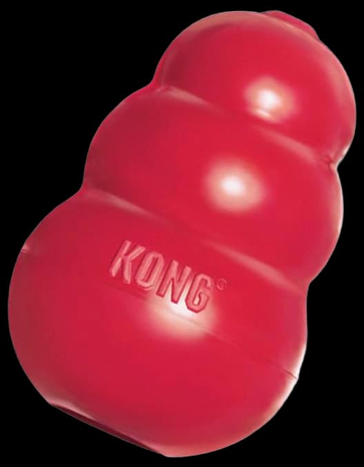 KONG Classic Dog Toy, Durable Natural Rubber- Fun to Chew, Chase & Fetch- For Large Dogs