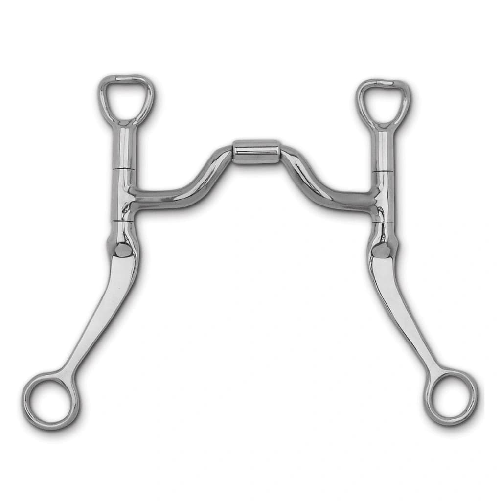 Myler MB 33 Curb Bit - 5" Sweet Iron Ported Barrel Level 3, 7" Flat ...