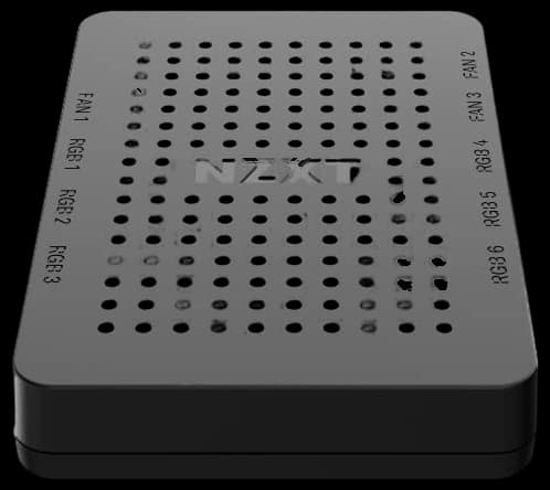 NZXT RGB & Fan Controller - AC-CRFR0-B1-6 - 6 RGB Channels - 3 Fan Channels - Black