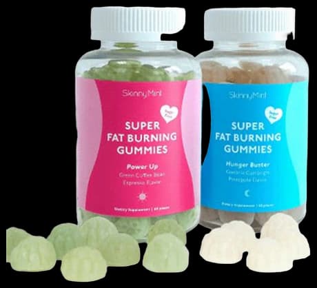 SkinnyMint Super Fat Burning Gummies, 60 pieces Gummies (One bottle of ...