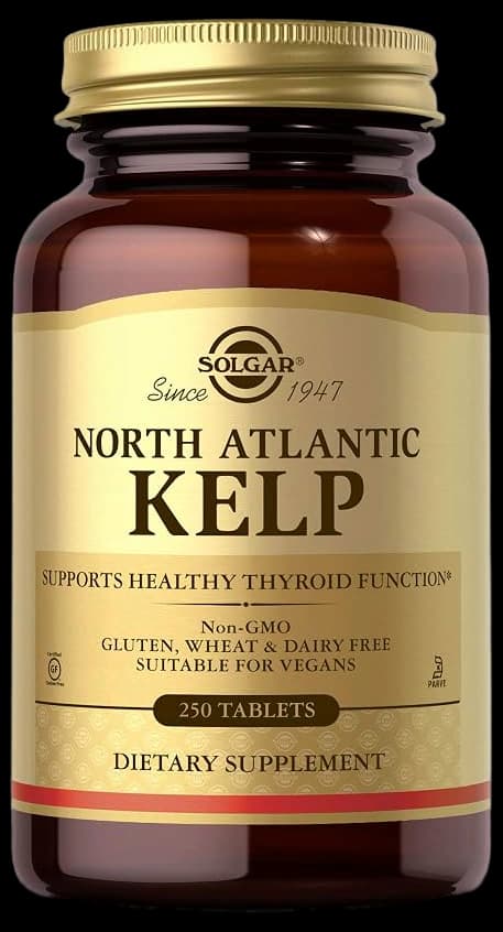 Amazon.com: Solgar North Atlantic Kelp, 250 Tablets - Natural ...