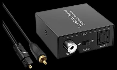 Optical to Coaxial OR Coax to Optical Digital Audio Converter, Bi ...