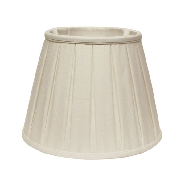 Cloth & Wire 8-in x 12-in White Linen Empire Lamp Shade SI80200 | RONA