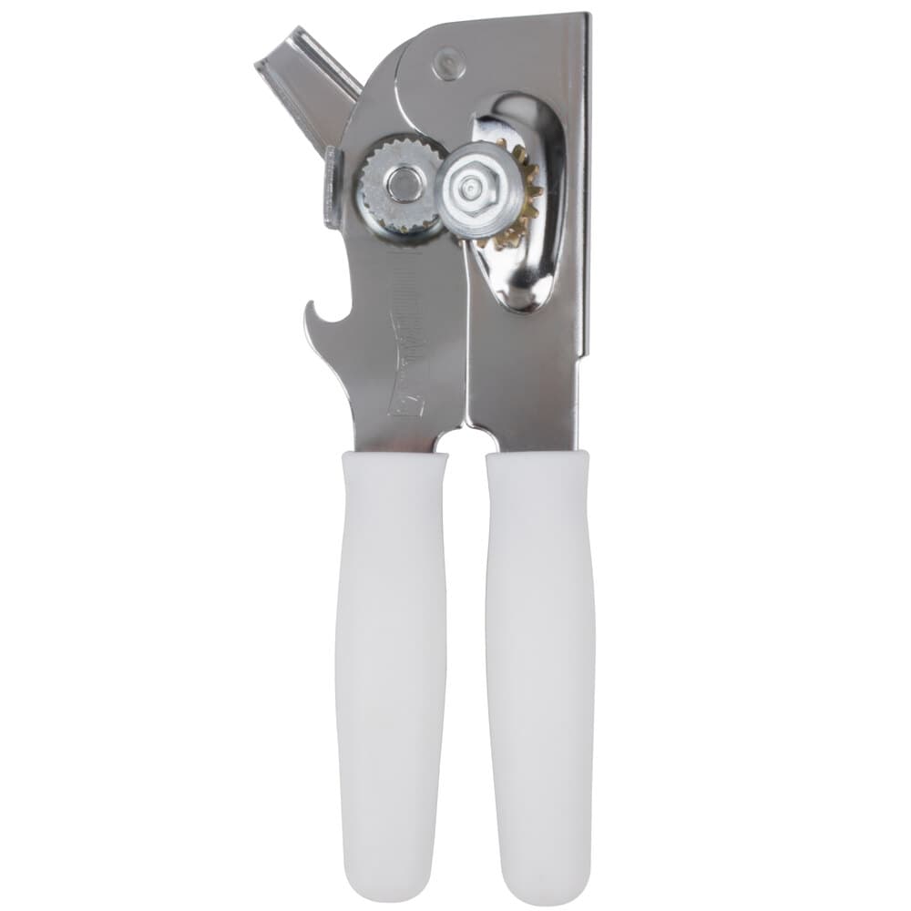 Swing-A-Way Portable Can Opener with White Handle