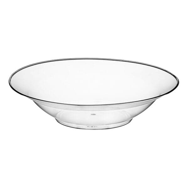WNA Comet DWB10180C 10 oz. Clear Plastic Designerware Bowl - 180/Case