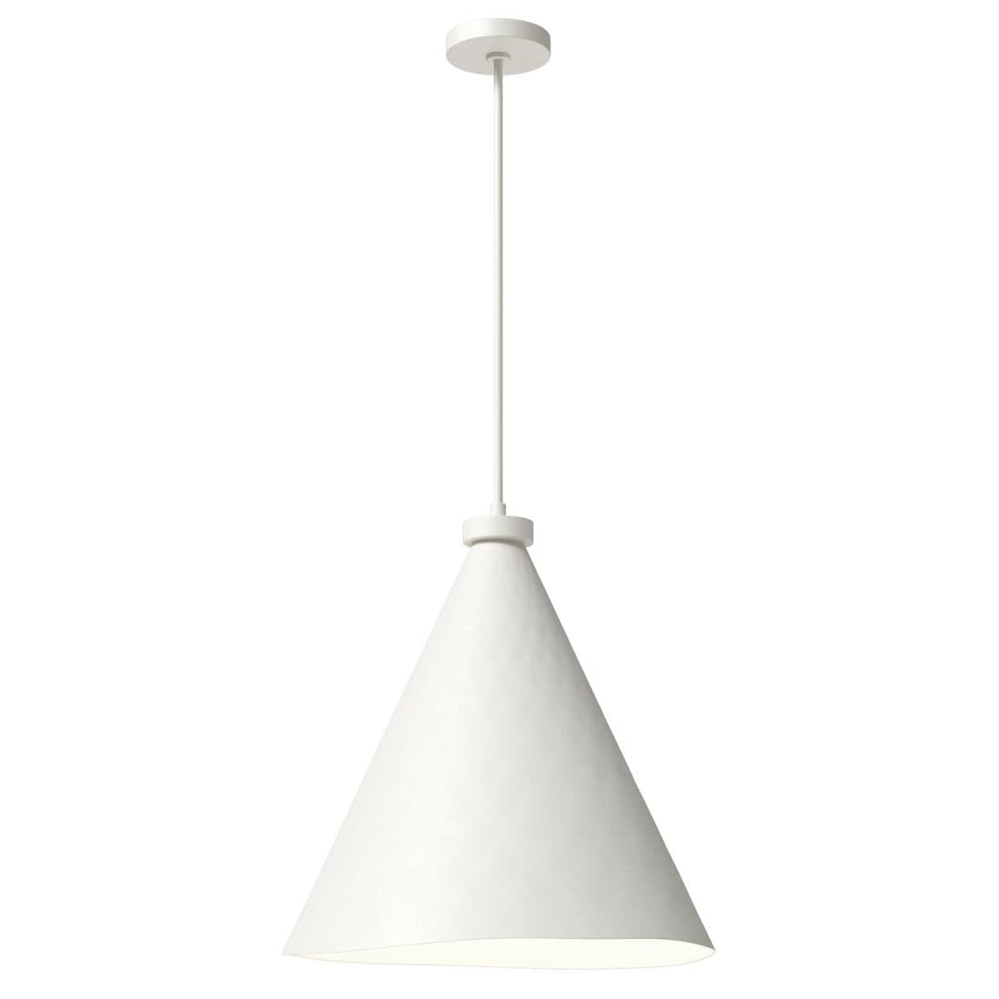 CB2 White Pendant Light Lani - 3D Model for Corona, VRay
