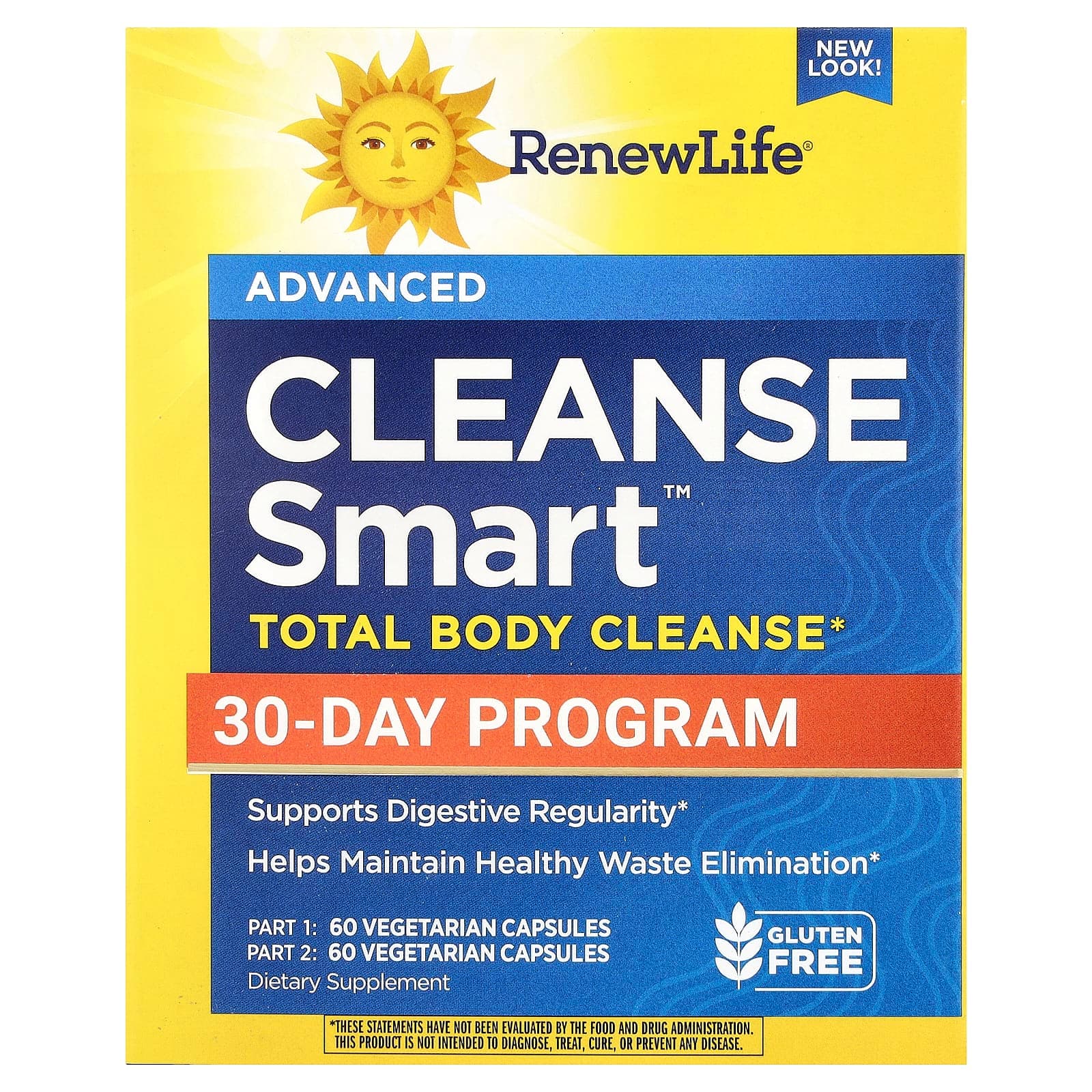 Cleanse Smart, 2 flacons, 60 capsules végétariennes chacune