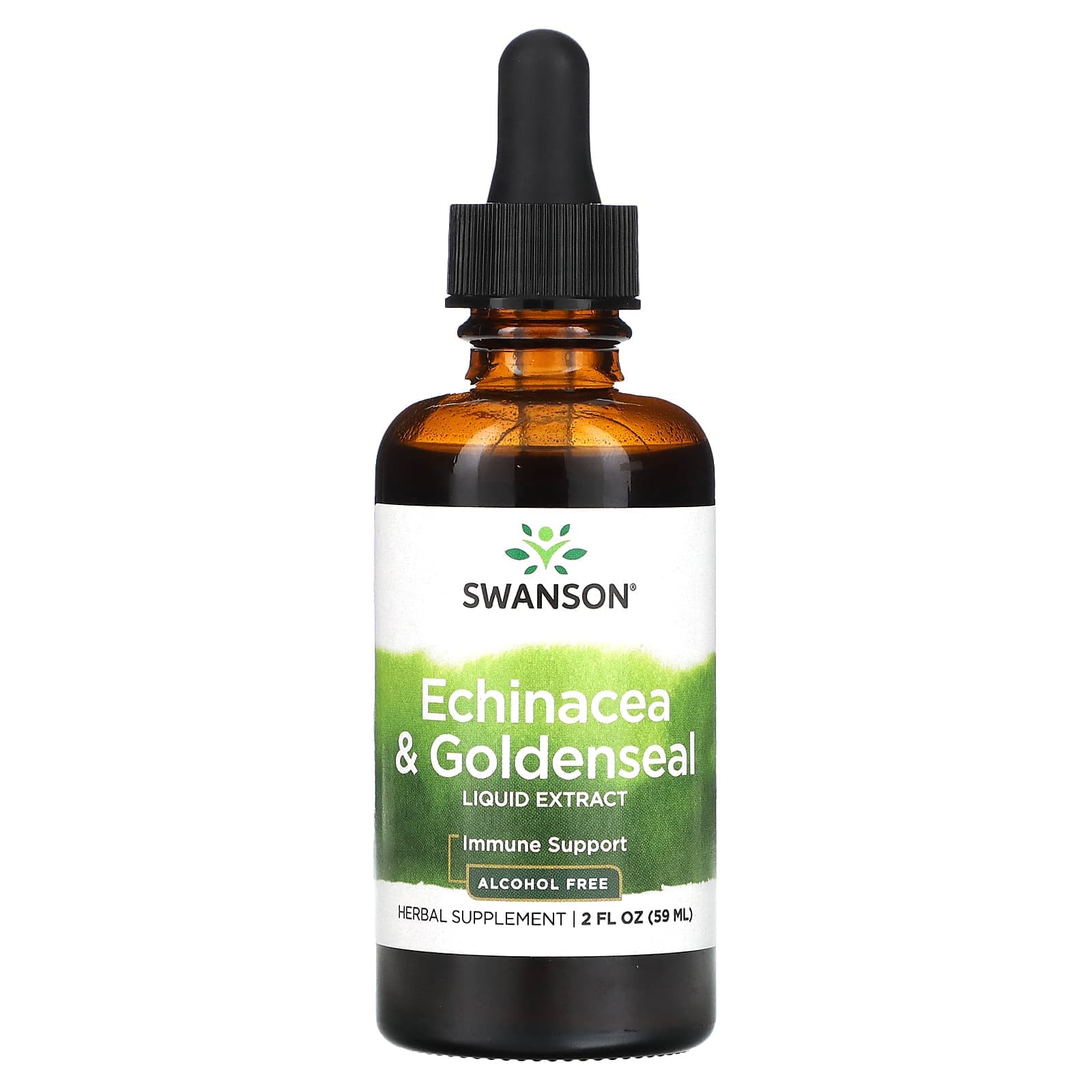 Swanson, Echinacea & Goldenseal Liquid Extract , 2 fl oz (59 ml)