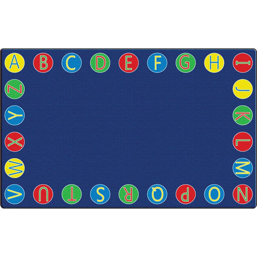 Flagship Carpets Alphabet Circles Seating Rug - Carpets / Rugs ...