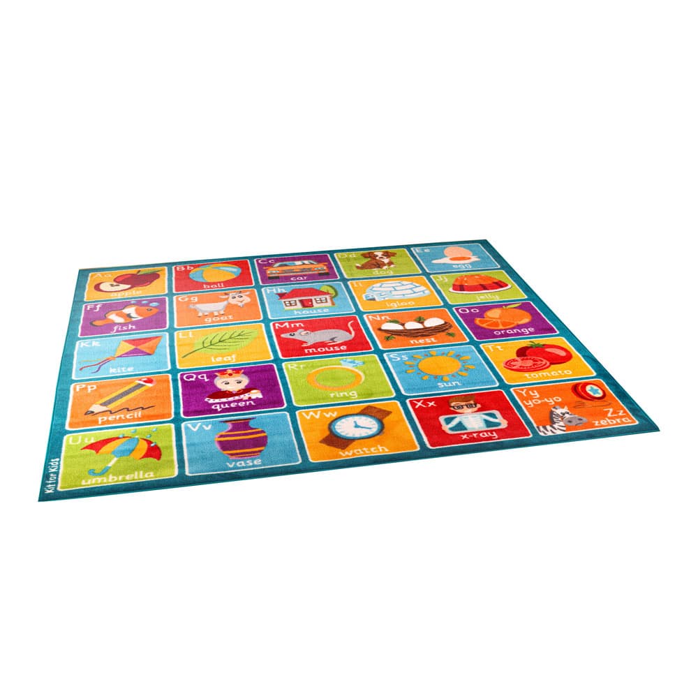 Alphabet Rug Square Classroom Carpet - Carpets, Rugs & Activity Mats ...