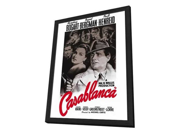 Casablanca Framed Movie Poster