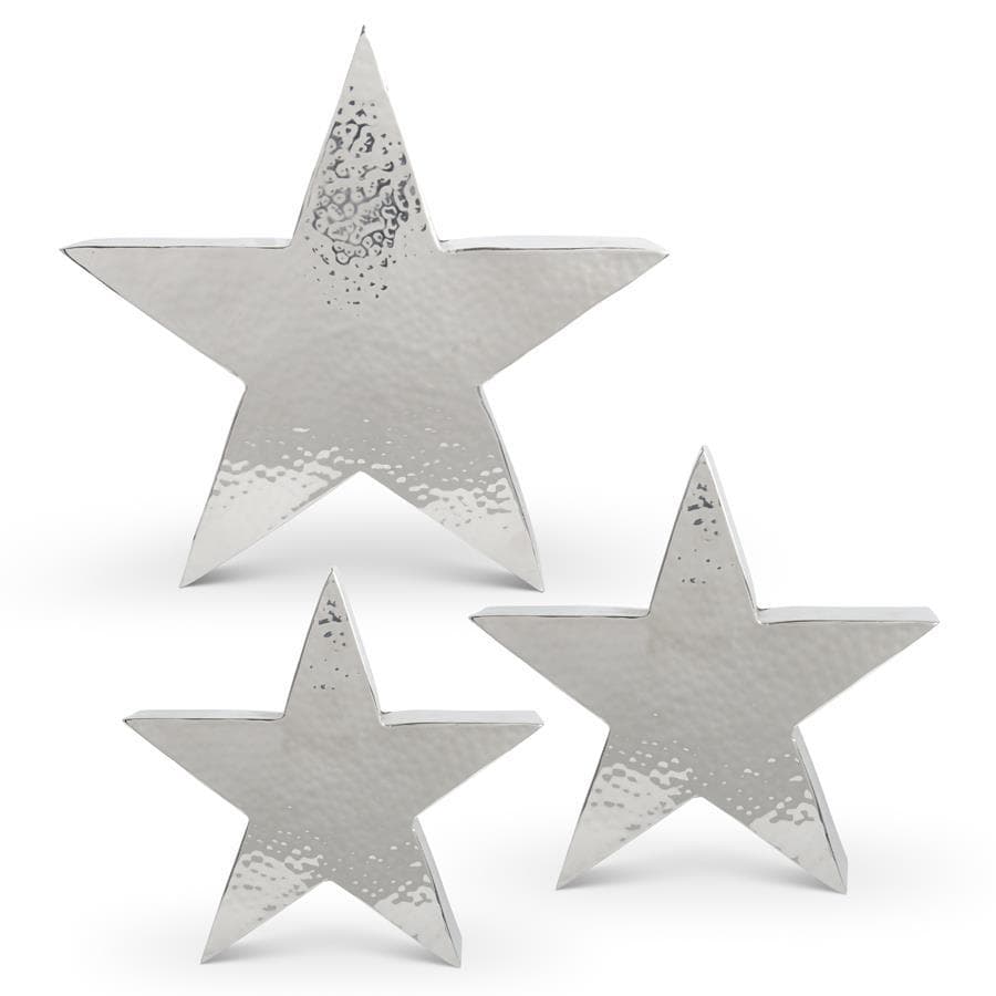 POLISHED METAL HAMMERED TABLETOP STARS – Decorating with Debbie