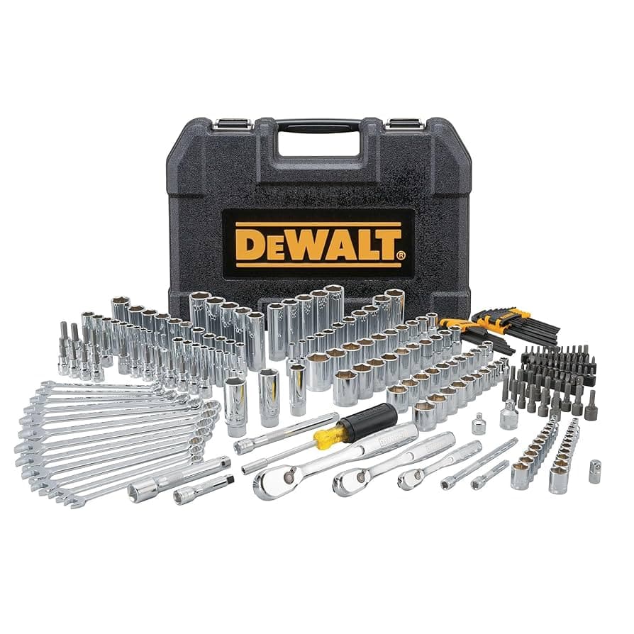 Juego de herramientas mecánicas DEWALT de 247 piezas