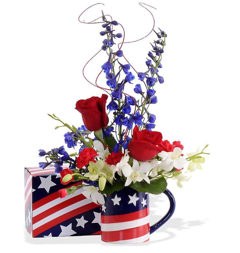 Patriotic Floral Centerpieces