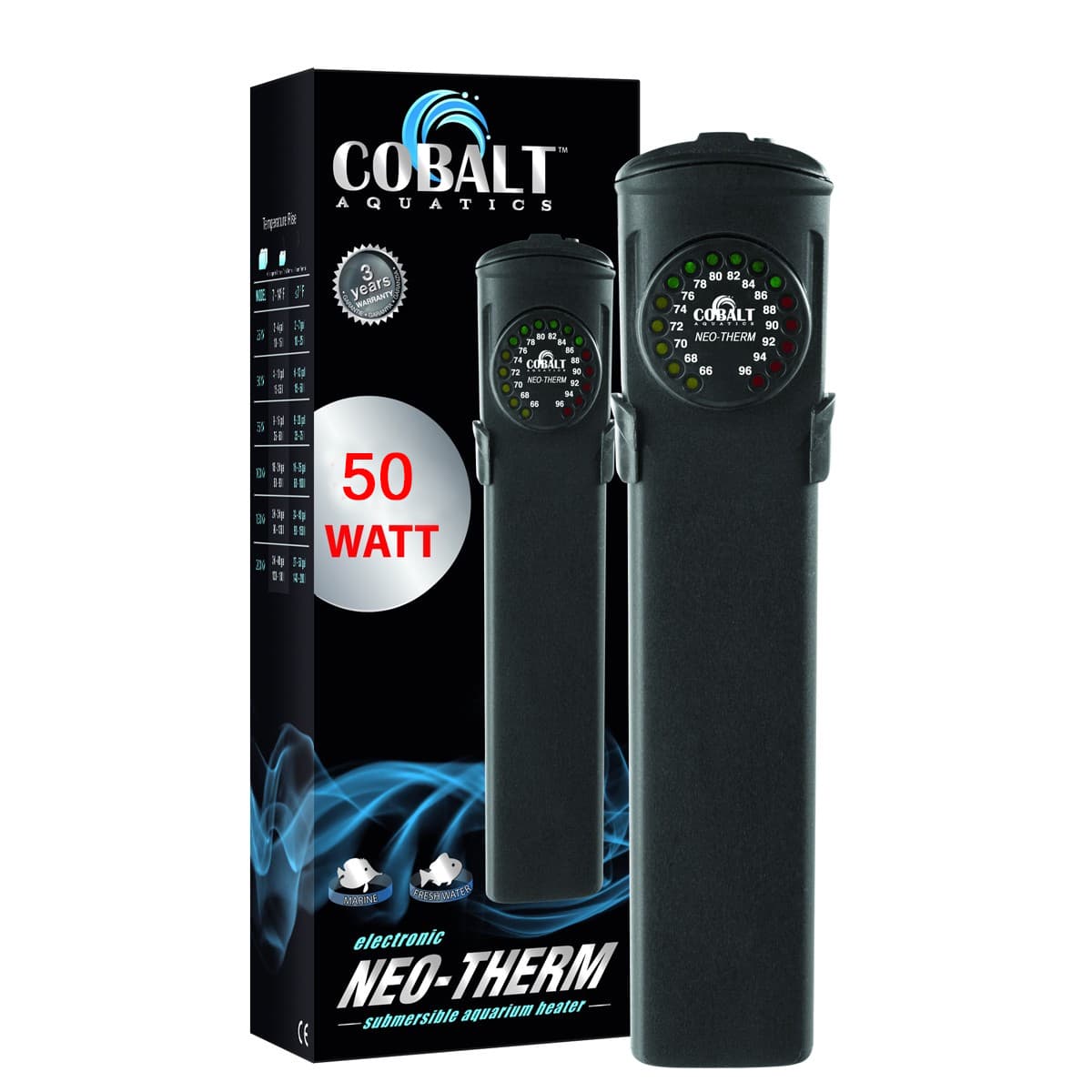 Cobalt Neo-therm Ceramic Heater (50W) - Frag Box Corals