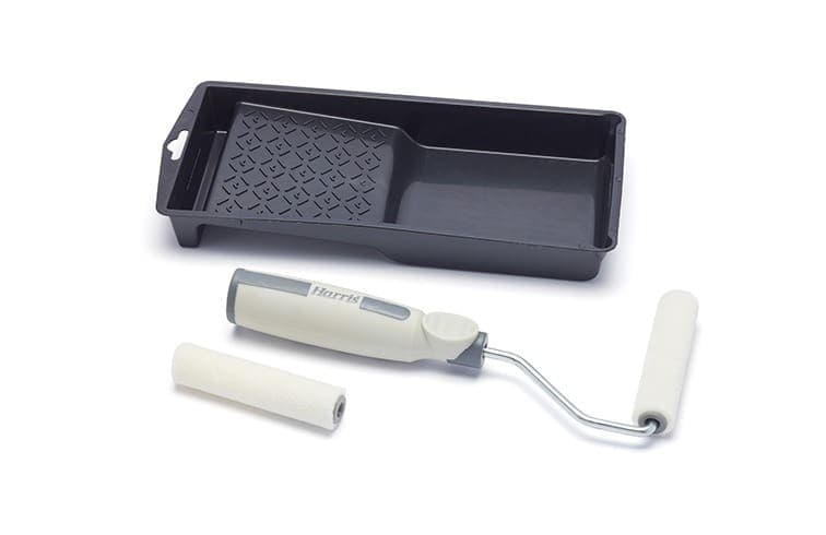 Seriously Good Woodwork Stain & Varnish Mini Roller Set 4in - Harris UK