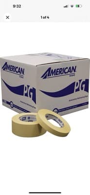 IPG American Premium Grade Automotive Masking Tape, .94" x 60 yd, Tan ...