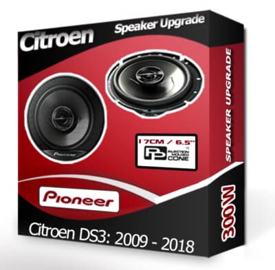 Citroen DS3 Rear Door Speakers Pioneer car speakers 300W | eBay