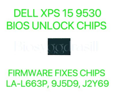 DELL XPS 15 9530, ADMIN NO PASSWORD BIOS CHIP LA-L663P 9J5D9 0KH17 ...