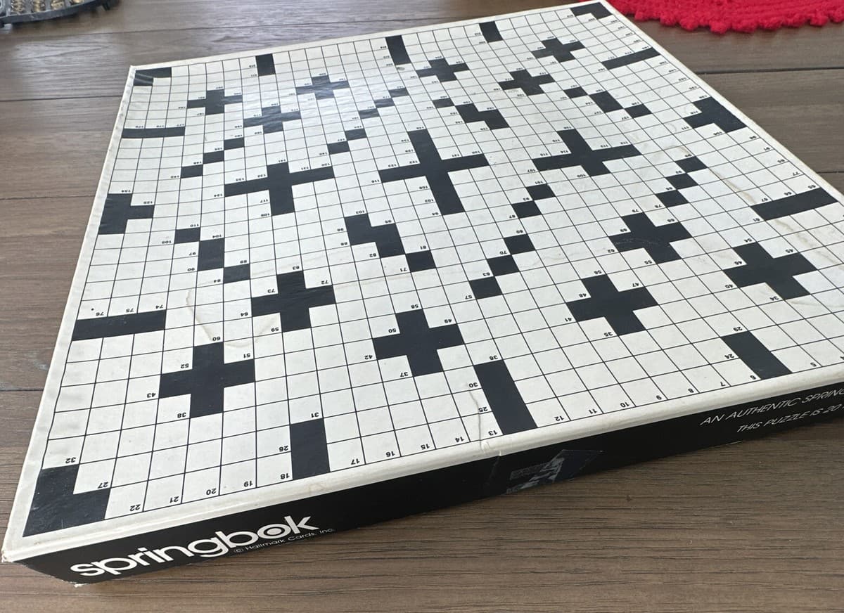 Vtg Crossword Jigsaw Puzzle Double Dilemma Challenging 500Pc Wall ...