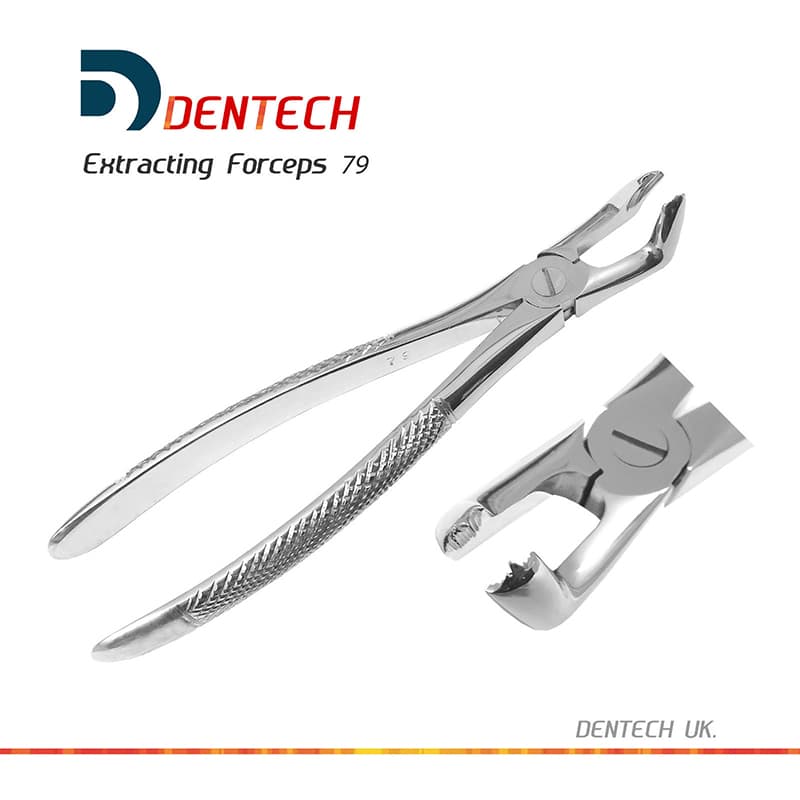 TOOTH EXTRACTING FORCEPS FIG 79 DENTAL LOWER MOLAR EXTRACTION ...