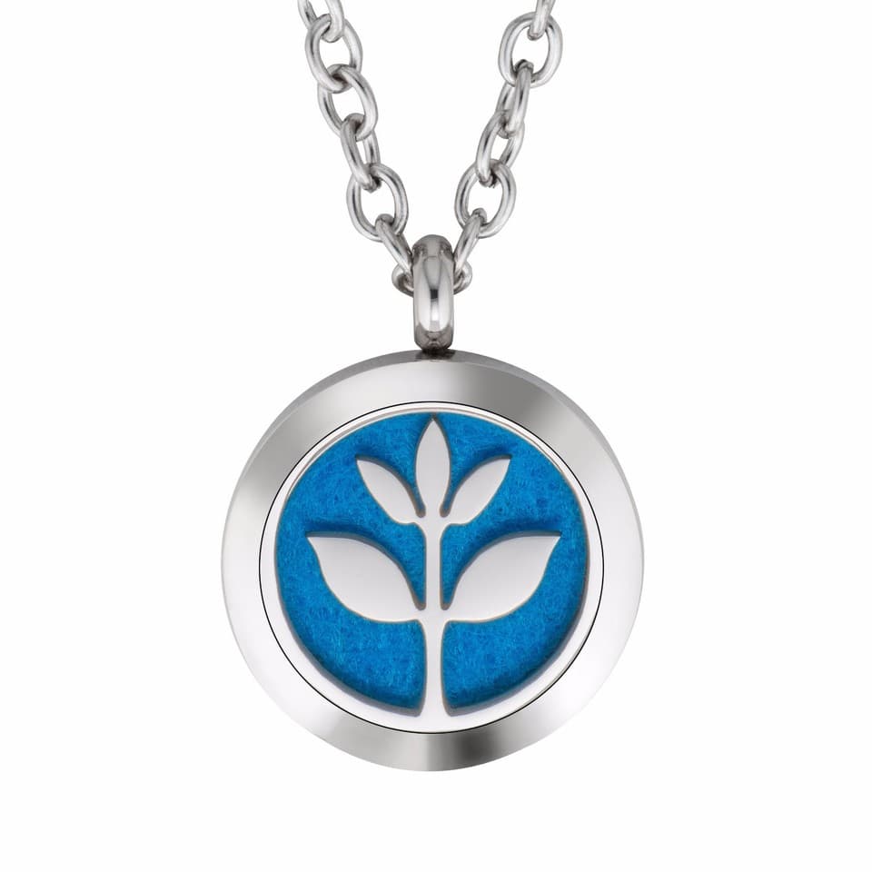 Essential Oil Diffuser Necklace Pendant Stainless Steel Aromatherapy ...