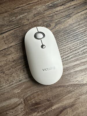 Victsing 2.4G Silent Slim Wireless Mouse Cordless Quiet Mice USB ...