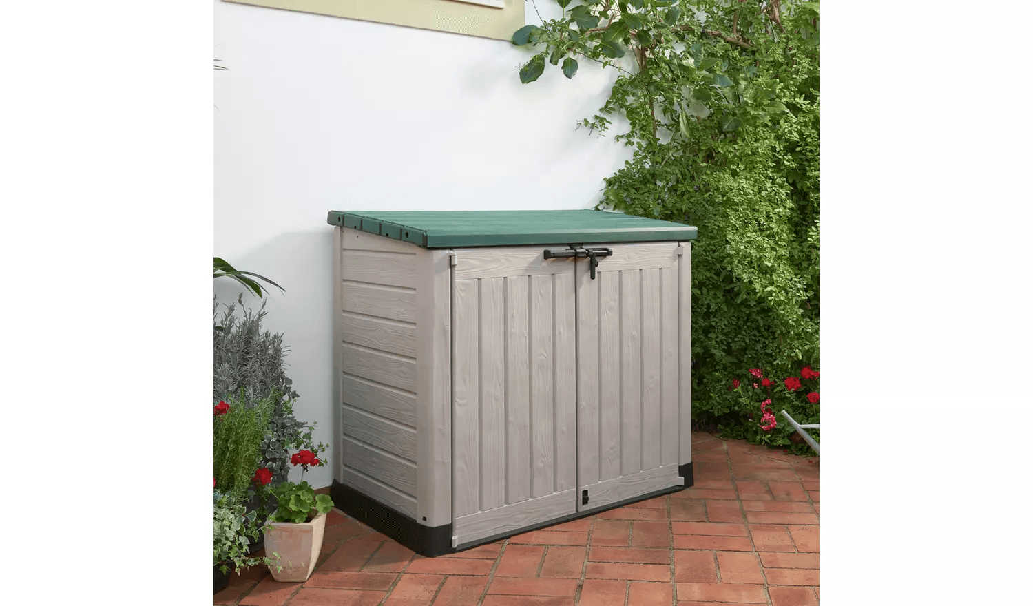 Keter Store-It Out Max Outdoor Plastic Garden Storage Shed - Beige ...
