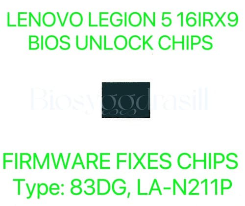 Lenovo Legion 5 16IRX9, ADMIN NO PASSWORD BIOS CHIP LA-N211P (Type ...