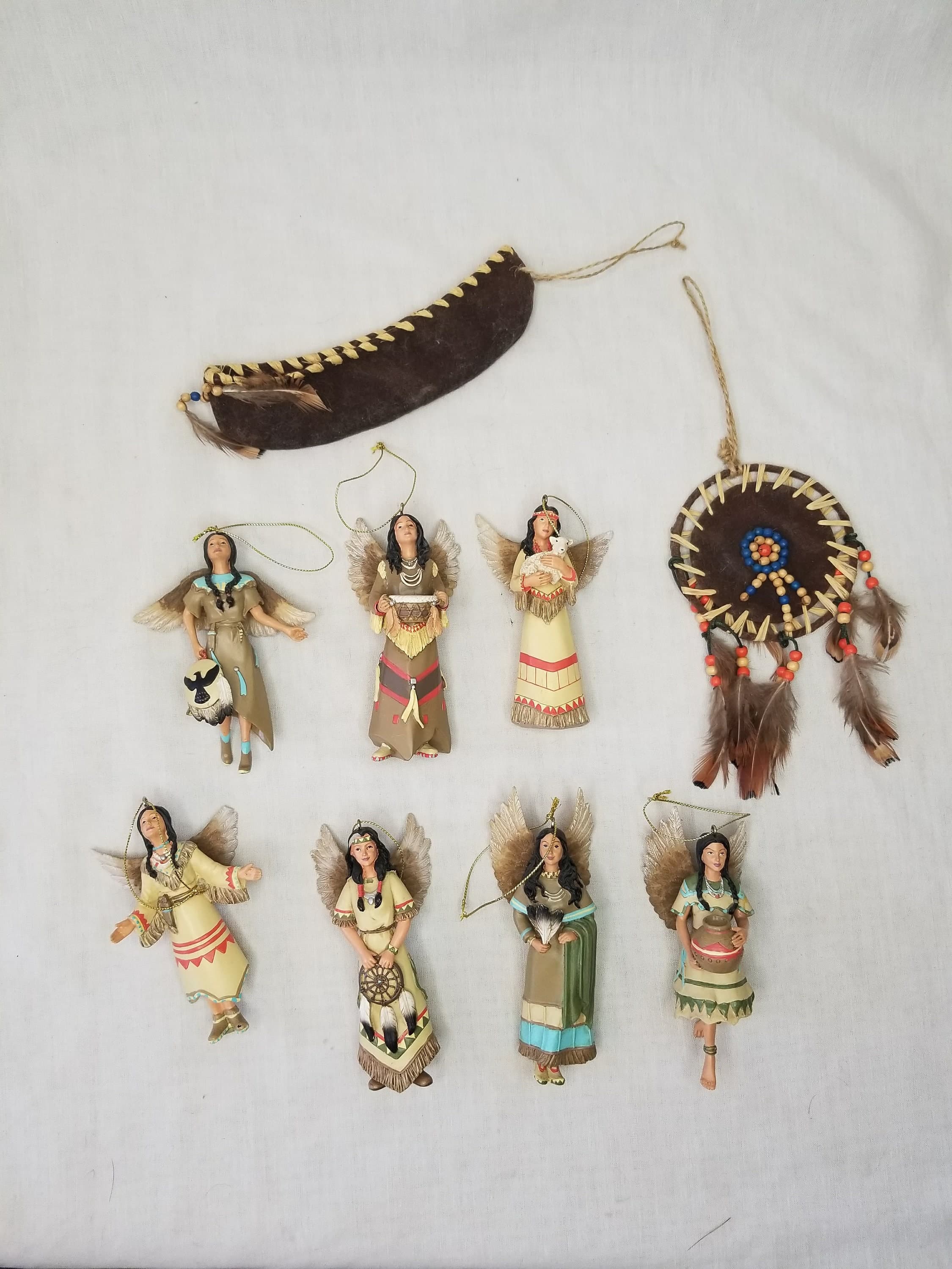 Native American Christmas Tree Ornaments All Hand Crafted Native ...