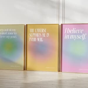 Personalised Daily Affirmation Print, Custom Mantra Print, Positive ...