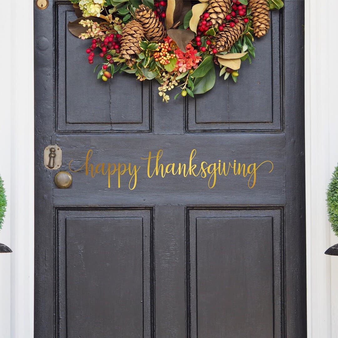 Creative Converting Thanksgiving Door Decal Set